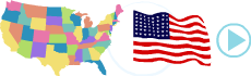 Study United States geography with fun online quiz for kids